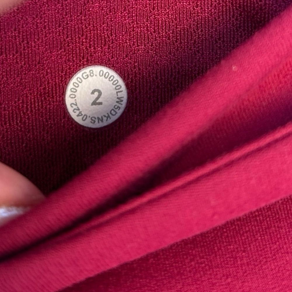Lululemon Groove Nulu Super-High-Rise Flared Pant Regular - Size 2 -Pomegranate - Picture 10 of 14
